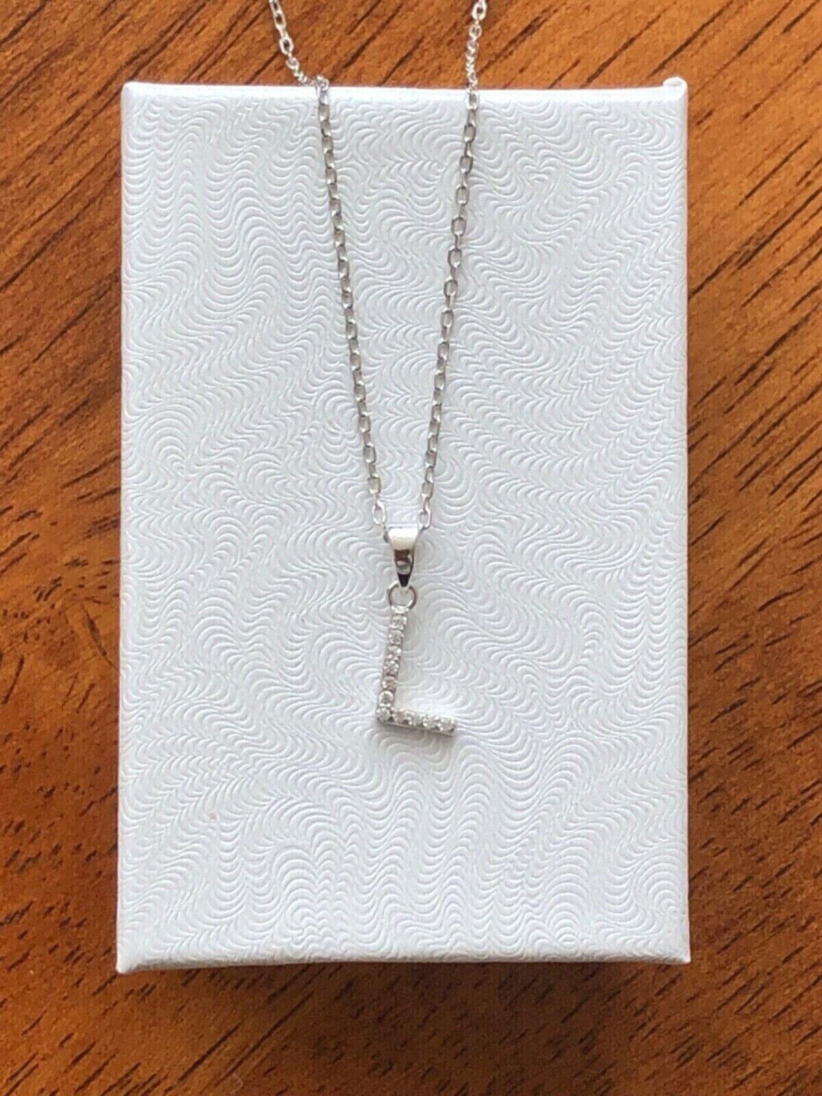 ブレスレット LESS IS MORE silver initial cubic necklace Sterling Silver Letter Necklace - Talisa Jewelry
