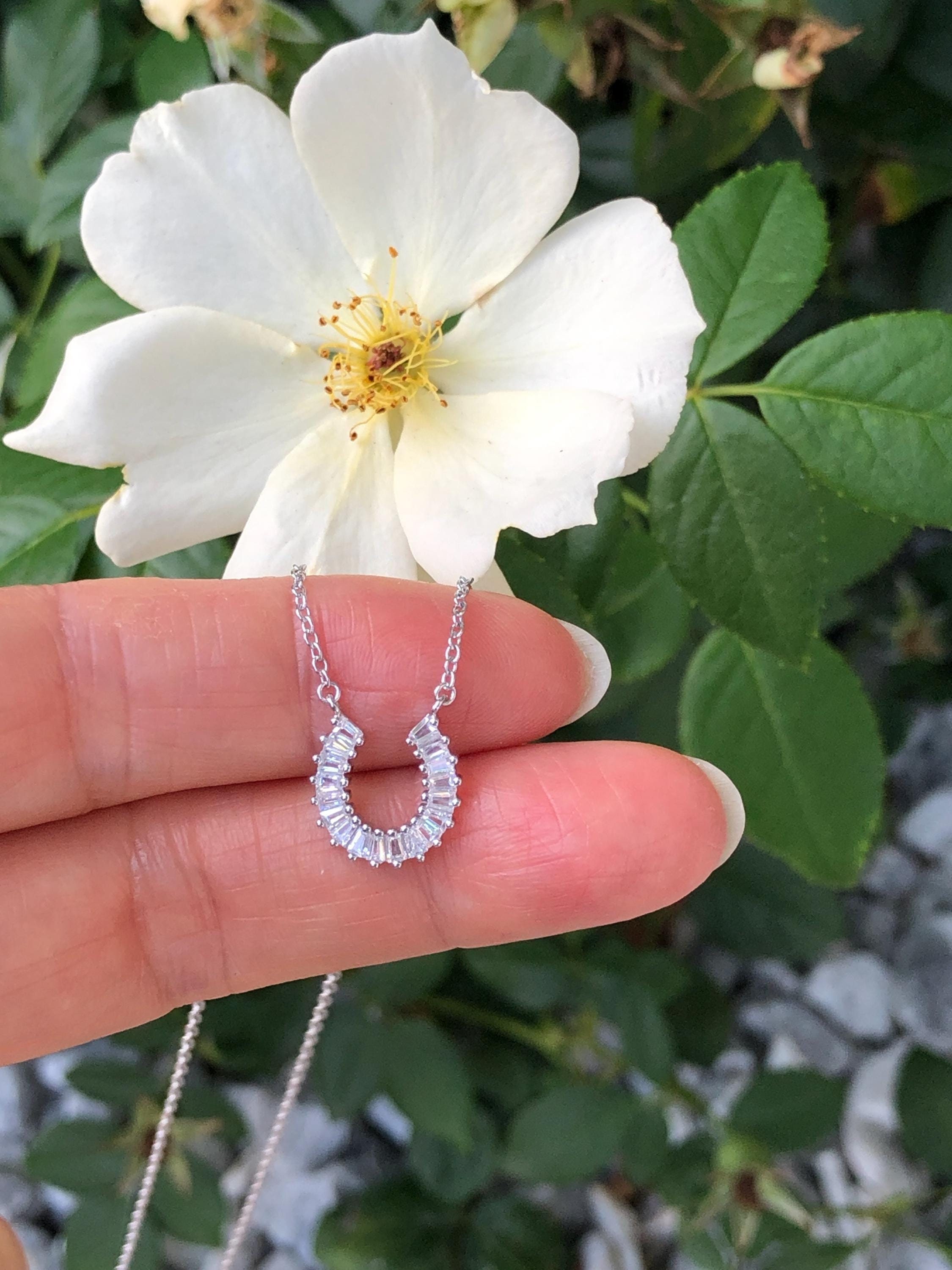 ネックレス・ペンダント STONEHENgE 14K heart cubic necklace 14K Solid Gold Cubic Zirconia Heart Pendants with Box Link