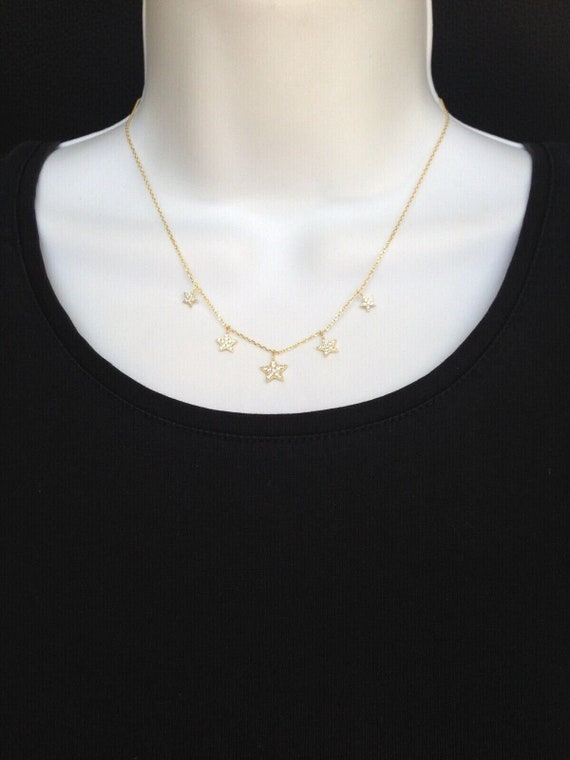 ミュージシャン Star Necklace Gold The World Jewelry Center 14k REAL Yellow Gold Star Pendant