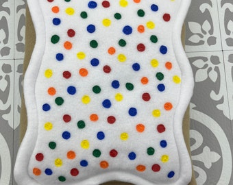 Confetti Cupcake Toaster Pastry Cuddle Pillow