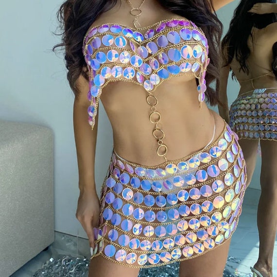 Mermaid rave costume hot sale
