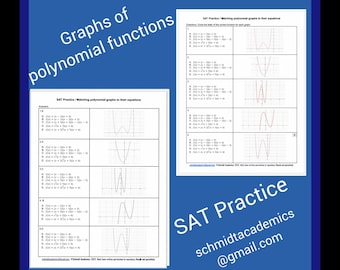 Graphs of polynomial functions practice / SAT practice