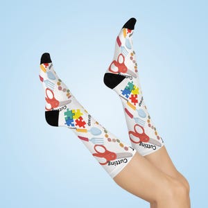 Occupational therapy socks, pediatric OT socks, Fun occupational therapy sock, gift for OT, new grad gift, fine motor socks, OTA work socks,