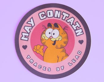 May contain traces of lead sticker