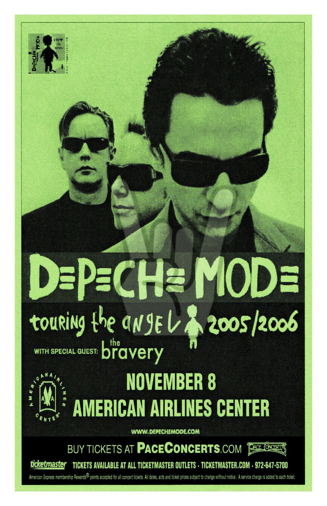 ICONIC ROCK POSTER 2005 Depeche Mode Concert Dallas Texas Aac - Etsy