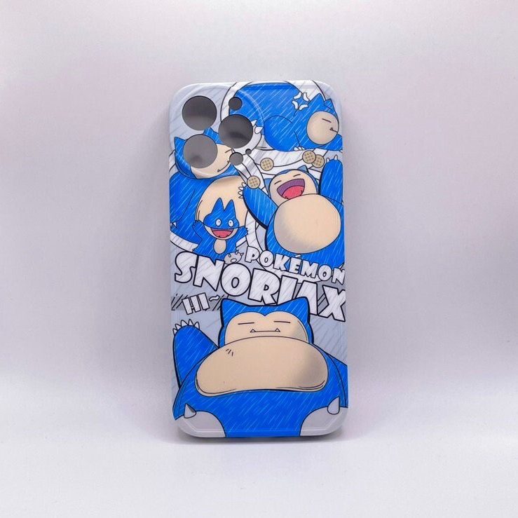IPhone Case - Pokemon: Happy Munchlax and Snorlax Pokemon