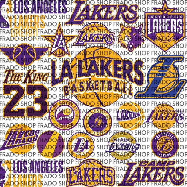 Lakers SVG, Basketball Team SVG, Game Day, Los Angeles SVG, Instant Download.