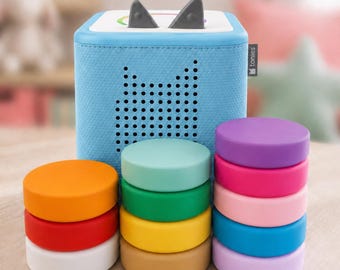 Creative Tonie Base for Toniebox - Free Shipping - upload 90min of audio - Customizable Sticker