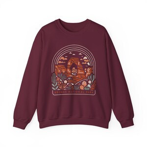 Arches National Park Boho Moab Utah Crewneck Unisex Sweatshirt image 4