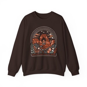 Arches National Park Boho Moab Utah Crewneck Unisex Sweatshirt image 5