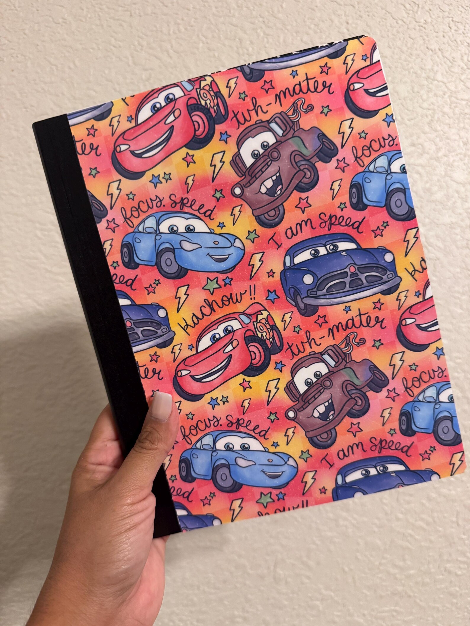 Cars Inspired Composition Notebook - Etsy