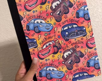 Cars inspired composition notebook