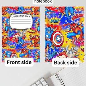 Super Heroes Composition notebook