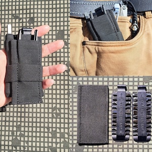 Sheath/Pocket Organizer For Leatherman Bit Kit/Knipex Cobra XS/Ratchet/Extender/711L - Ultra Slim