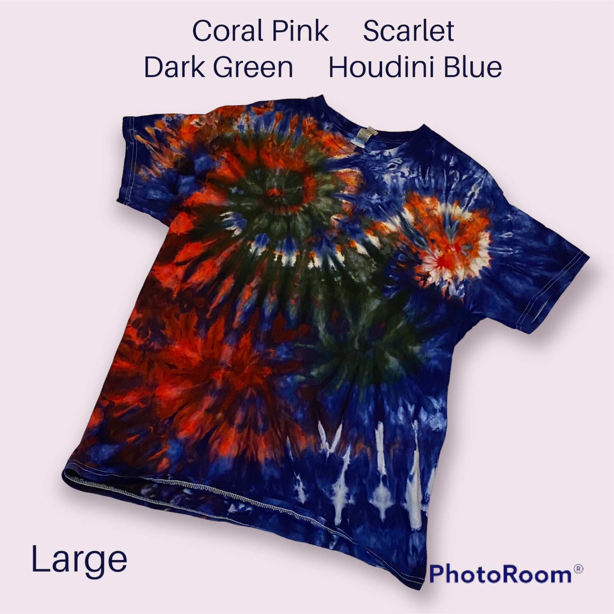 Ｄyed-in-the-COOL   THE COOLS Tie Dye Large Multi Swirl - Etsy