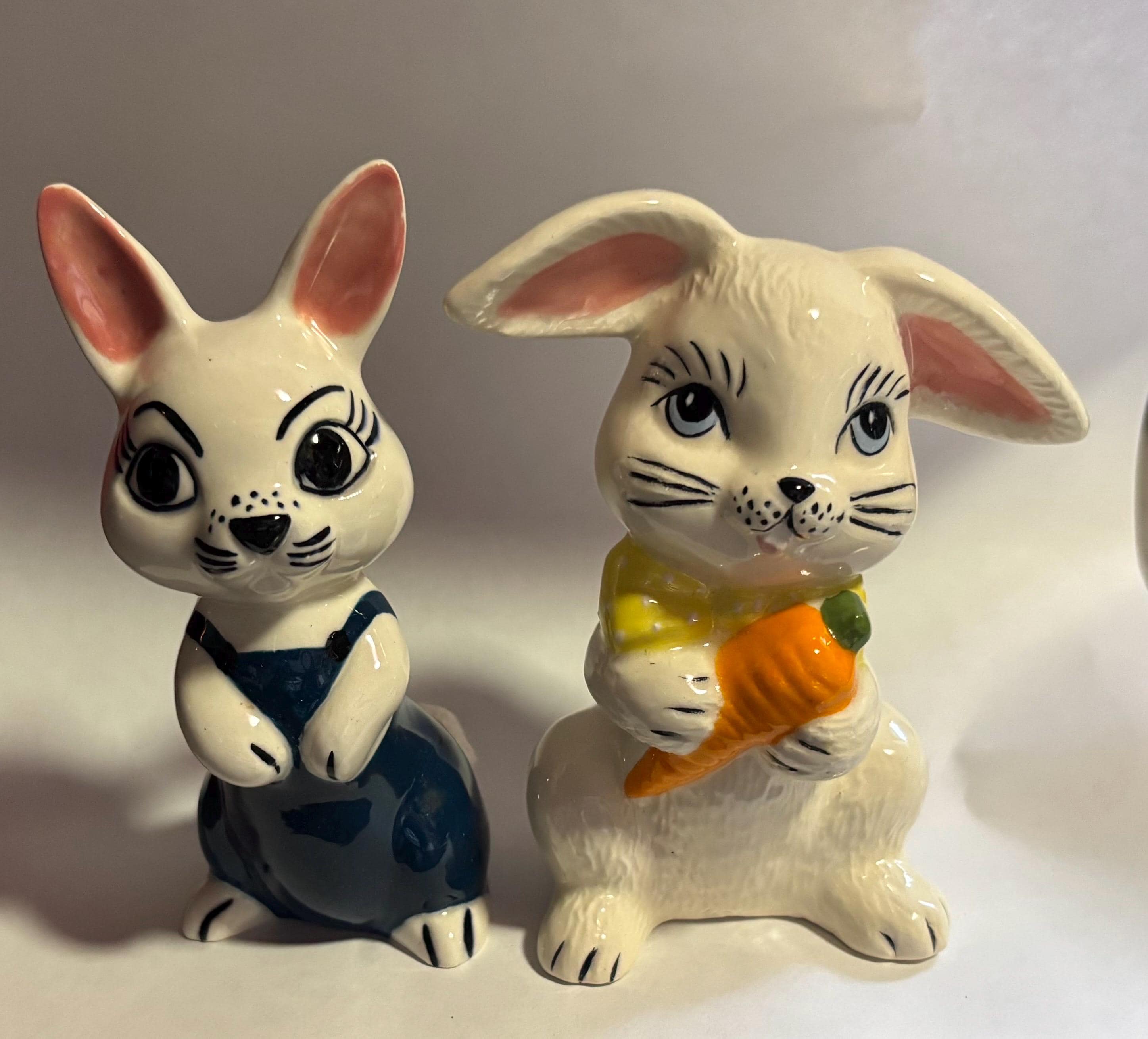 70s Ceramic Bunny - Etsy