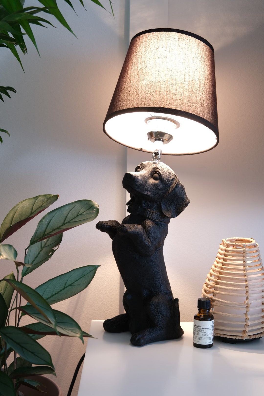 SEPSUMMER Dachshund Lamp, Cute Dog Series Art Night Light, Pet Dogs Themed LED Table Lamps With Warm Ambient Glow For Dog Lovers (Dachshund, 8