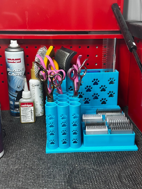 The Great Pyrenees Dog Grooming Brush Holder 12 Scissors 8 Standard and 8 Wide Blades Large Size Etsy