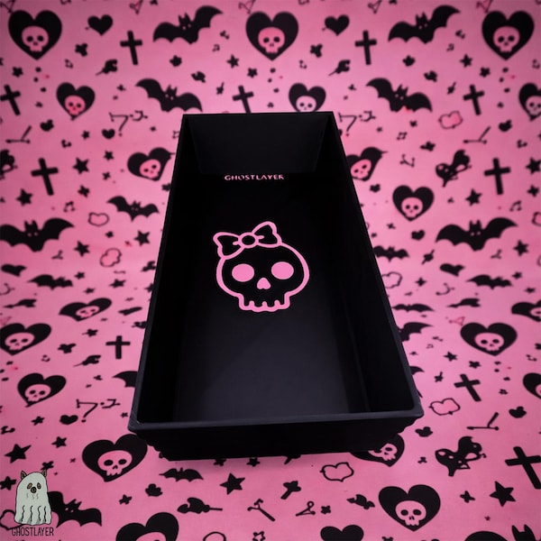 The Pink Skull Platter- Large Dog Grooming Catch all Tray | Simple organizer |