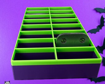The Corgi -*Halloween-Ghastly Purple and Green* Dog Grooming Standard Size Clipper Blade Holder | up to 16 |