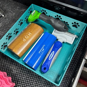 Extra Large Dog Grooming Catch all tray | Simple organizer |
