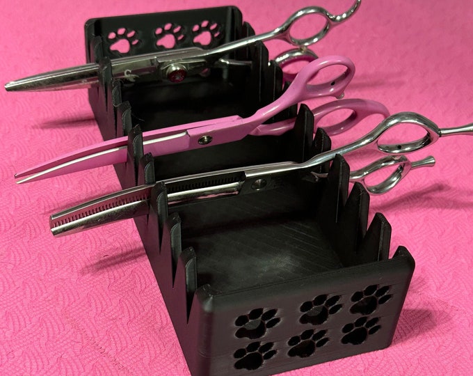 Multi Tool Organizer Holder for Wall or Table Top 8 Scissors 4 Combs 8