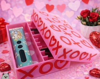 The SweetHeart Brussels Griffon -- Dog Grooming Clipper and Blade Holder. Holds One Large Clipper, 6 Wide and 5 Standard Blades