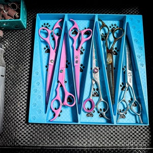 The Foxhound - Lay Flat Dog Grooming Scissor Holder | Holds 6 |