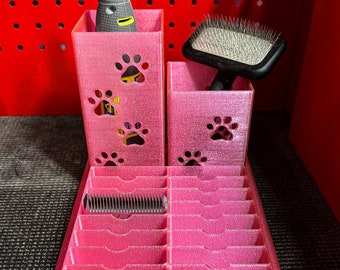 The Chow Chow--Dog Grooming Brush and 16 Wide Size Blade Holder, Simple Organizer |