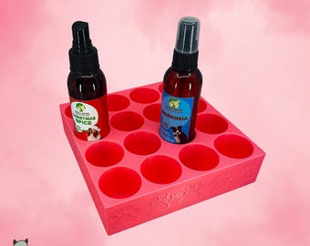Dog Grooming Small Perfume Holder | Holds 16 | Simple organizer |