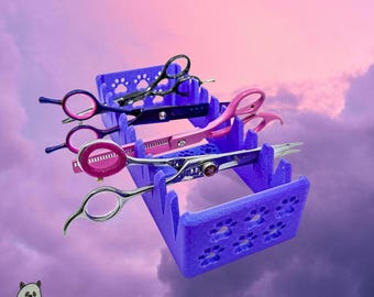 The Chihuahua - Dog Grooming Scissor Holder— Up to 10 pairs, Simple organizer |