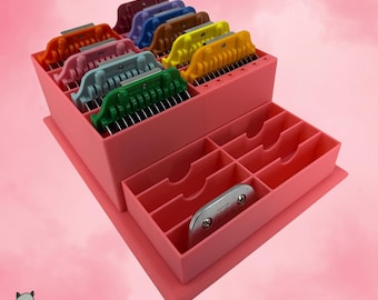 The Borzoi - Dog Grooming *Wide* Size Clipper Blade Comb Holder | up to 10 | Zolita and 8 Wide Blades