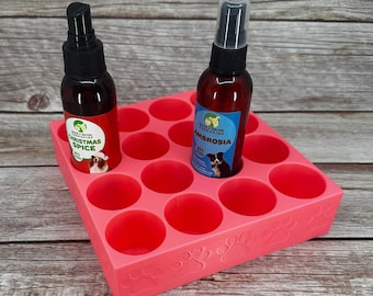 Dog Grooming Small Perfume Holder | Holds 16 | Simple organizer |