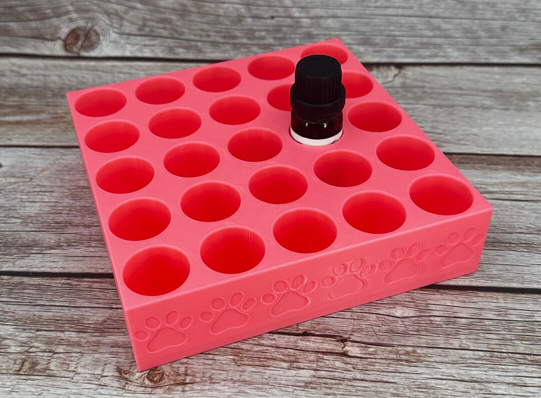 Dog Grooming Essential Oil Holder Holds 25 Simple Organizer Etsy