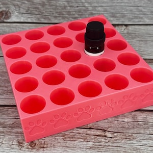 Dog Grooming Essential Oil Holder | Holds 25 | Simple organizer |