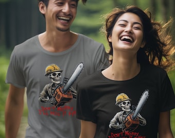 Lumberjack Logging T-Shirt, Forester Tee, Forest Chainsaw Gift, Logger Shirt, Unique Gift