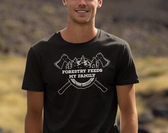 Axe t shirt - Logger T-shirt, Timber Arborist Tee, Logging Forestry Shirt, Fathers Day Gift