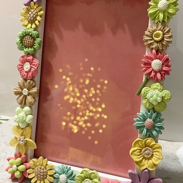 Floral Picture Frame Etsy