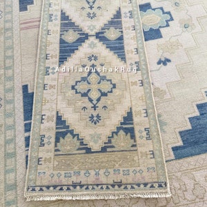 Turkish Handknotted Vintage Rug Oushak Rug 6x9 8x10 9x12 oushak rug vintage antique oushak rug vintage turkish oriental carpet antique