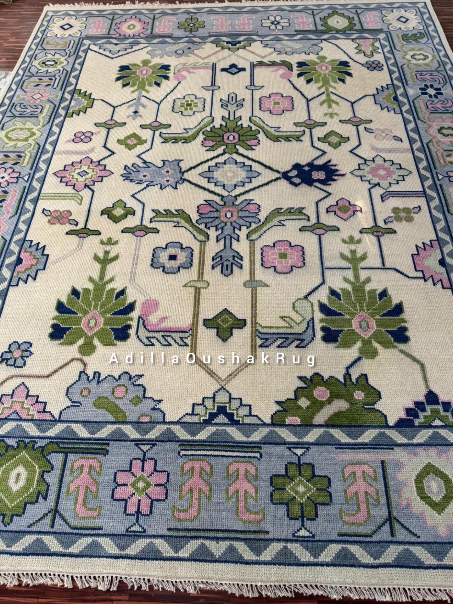 Oushak Rugs Living Room Oriental Rug 10x14 - Etsy