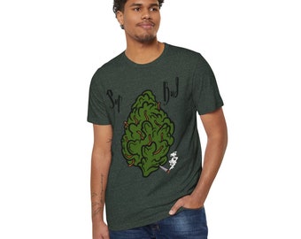 Organic Cotton Marijuana T-Shirt, 'Sup Bud' Graphic Tee