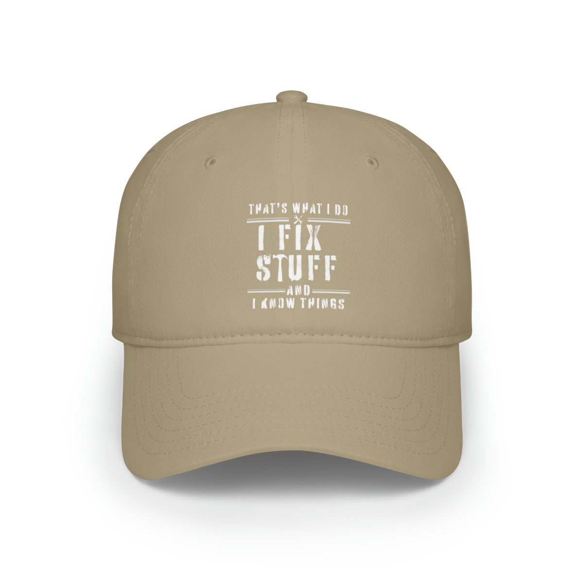 I Fix Stuff Hat, I Fix Stuff and Know Things Hat for Men, I Fix 並行輸入品 I Fix Things Cap, Low Profile Cap, DIY Baseball Cap, Handyman Hat