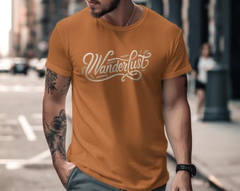 Wanderlust Graphic Tee, Inspirational Travel T-Shirt, Adventure Seeker Shirt, Wander T-Shirt, Dreamer Gift, Graphic Top, Travel Lover Tee