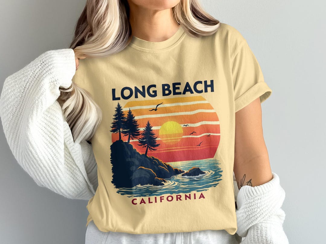 California Coast Sunset Polo Shirt