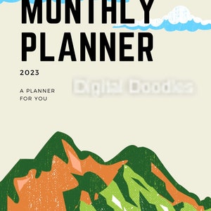 Outdoor vibes 2023 Digital Planner