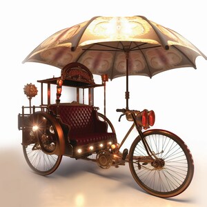 Steampunk Tricycle No.1  Digital Artprint download