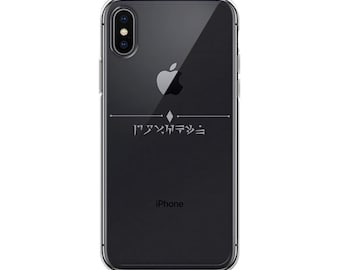 Syrim &quot;Dovahkiin&quot; (Dragonborn) Clear Case for iPhone®