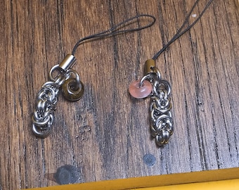 Chainmail Phone Charm