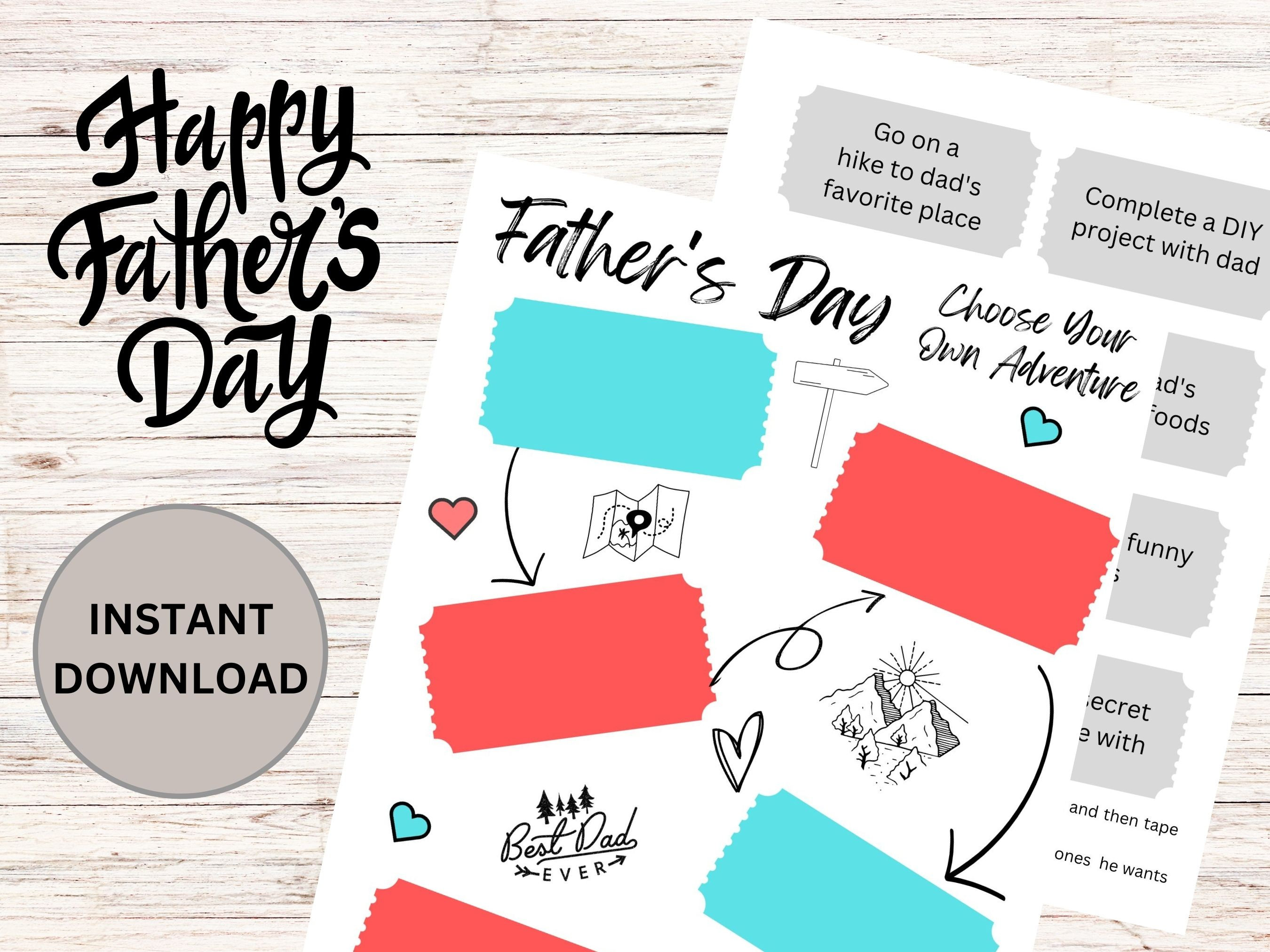 Father's Day - Create and Choose your own Adventure