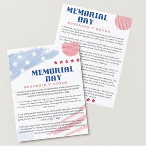 Memorial Day - Feiten downloaden/afdrukken